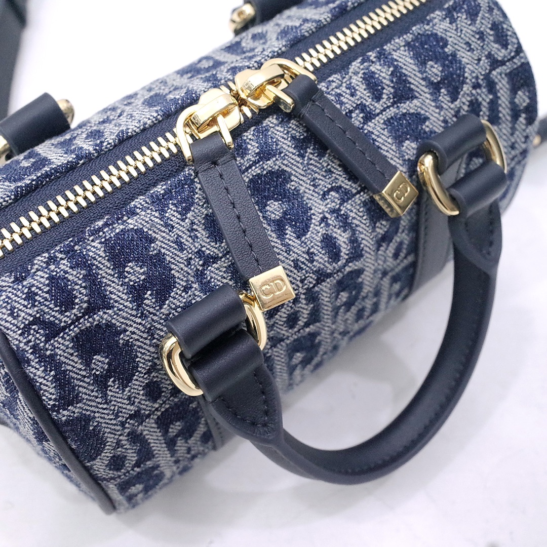 Dior Groove 17 Mini Bag Blue Denim Dior Oblique Jacquard